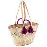 Sac en Palmier Naturel et Teinté SFA4260 Aubry Gaspard