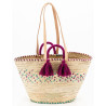 Sac en Palmier Naturel et Teinté SFA4260 Aubry Gaspard