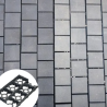 Dalle de stabilisation URBANIT 476×319×57 mm - Pavés Décalés - Gris