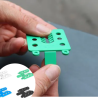 Assortiment de cales fourchettes 1, 2, 3 et 5 mm JOUPLAST