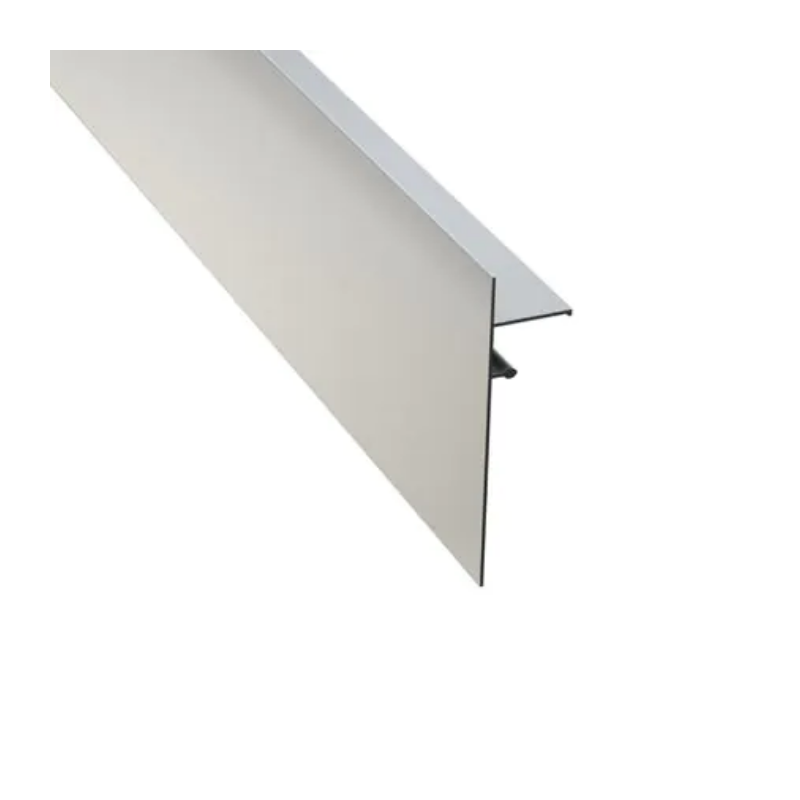 PROFILE DE FINITION CLIPSABLE - H 140 MM - L 2,40M - LAQUE GRIS ALUMINIUM JOUPLAST PROFILE DE FINITION CLIPSABLE - H 140 MM - L 2,40M - LAQUE GRIS ALUMINIUM JOUPLAST