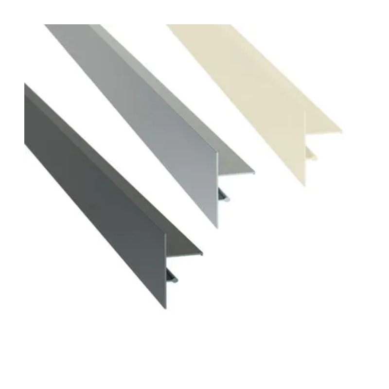 Profilé de Finition Clipsable Jouplast 100mm x 2.4m Laqué Gris Aluminium Profilé de Finition Clipsable Jouplast 100mm x 2.4m Laqué Gris Aluminium