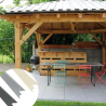 Profile de Finition Clipsable 70mm 240cm Anthracite RAL 7016 JOUPLAST