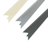 Profilé de Finition Clipsable H70 Blanc Perle RAL 1013 JOUPLAST