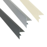 Profilé de Finition Clipsable H70 Blanc Perle RAL 1013 JOUPLAST
