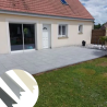 Profilé de Finition Clipsable H70 Blanc Perle RAL 1013 JOUPLAST