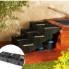 Marche ModuleSca 93cm Noire 12 pièces JOUPLAST