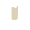 Jonction angle sortant H140 mm - Blanc Perle RAL 1013