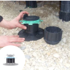 Réhausse de Plot Essentiel 60mm Noir JOUPLAST