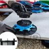 Rehausse Terrasse 25mm Polypropylène Noir (vendu à l'unité) JOUPLAST