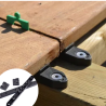 FIXEGO POUR LAME DE TERRASSE EP,25mm et plus JOUPLAST