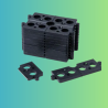 Cale plate 5 mm – Noir Secables en 4