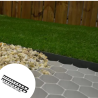 Bordure Jardin Delima 45mm x 2,40m Gris Anthracite - Jouplast