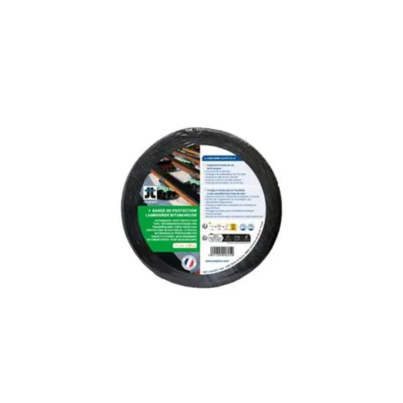 Bande de protection bitumineuse 77 mm x 20 m – Lambourde Bande de protection bitumineuse 77 mm x 20 m – Lambourde