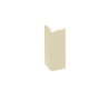 Jonction angle sortant H70 mm - Blanc Perle RAL 1013