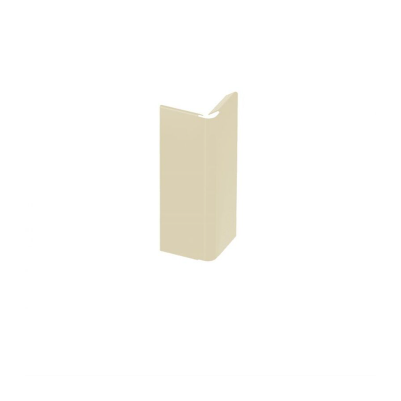 Jonction angle sortant H100 mm - Blanc Perle RAL 1013 Jonction angle sortant H100 mm - Blanc Perle RAL 1013