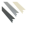 Profilé de finition clipsable H140 mm x L2,40 m - Blanc Perle RAL 1013