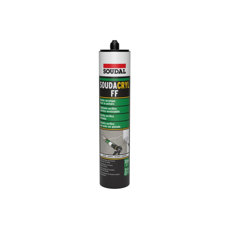 Cartouche Soudacryl FF Blanc 300ml SOUDAL Cartouche Soudacryl FF Blanc 300ml SOUDAL