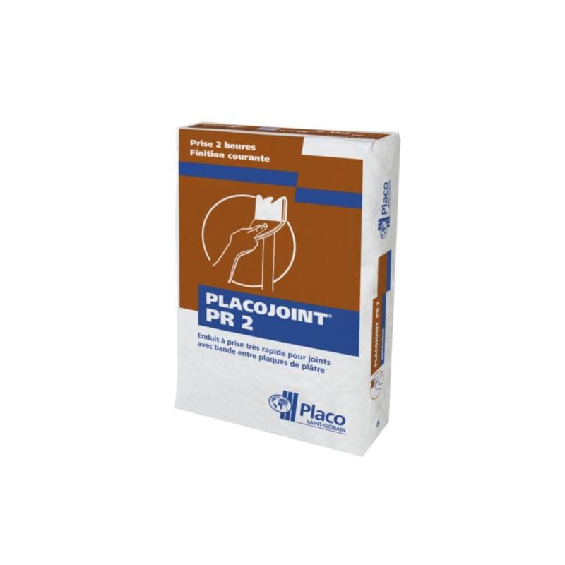 Enduit à Joint PLACOJOINT PR2 – Prise Rapide 2h – Sac de 25 kg