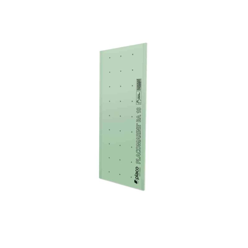 Plaque de Plâtre Hydrofuge PLACOMARINE® S BA18 – 250×90 cm Plaque de Plâtre Hydrofuge PLACOMARINE® S BA18 – 250×90 cm