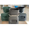 Seau à compost - Bioseau 7,5L Vert Olive / Vert Amande MVI Industrie