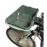Support Vélo avec Panier Kajo 15L Vert Olive / Vert Amande MVI Industrie