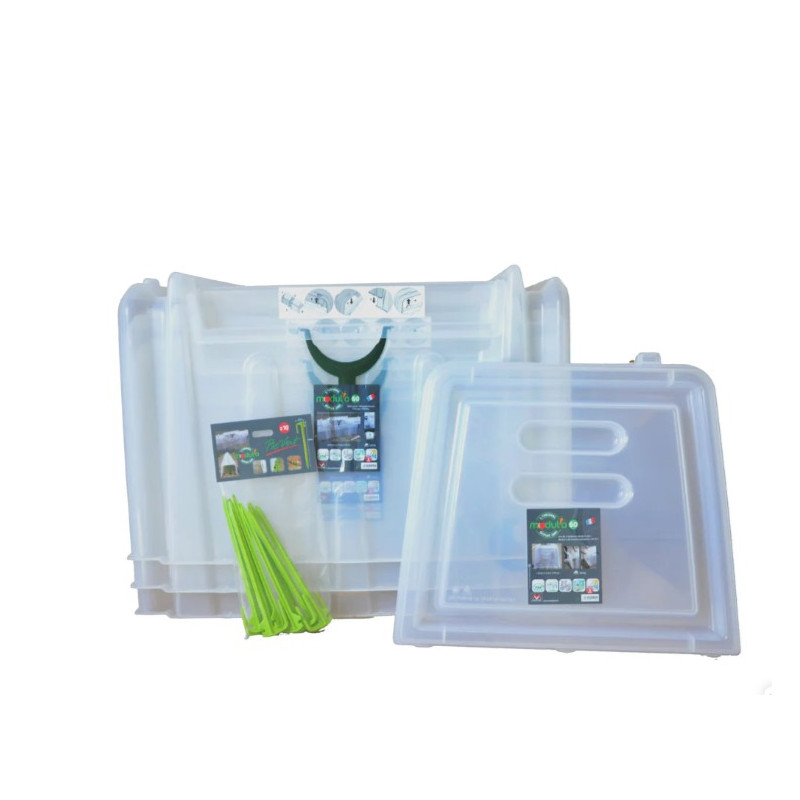 Tunnel Jardin Modulo 60 avec Embouts et Piquets MVI