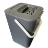 Seau à compost 7,5L Gris/Q Gris Souris MVI Industrie