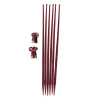 PACK 180 CERISE:
6 tuteurs 180 cm et 24 attaches