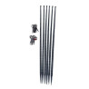 PACK 150 ANTHRACITE :
6 tuteurs 150 cm et 24 attaches