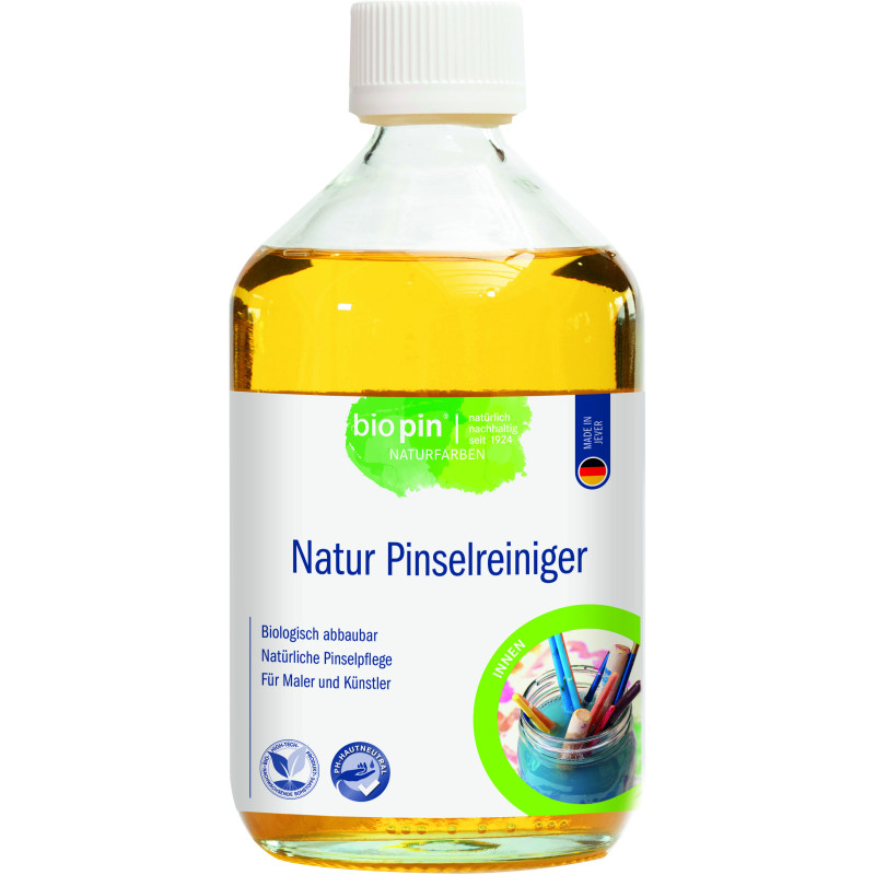 Nettoyant naturel pour pinceaux (verre) – Incolore – 0,5 L