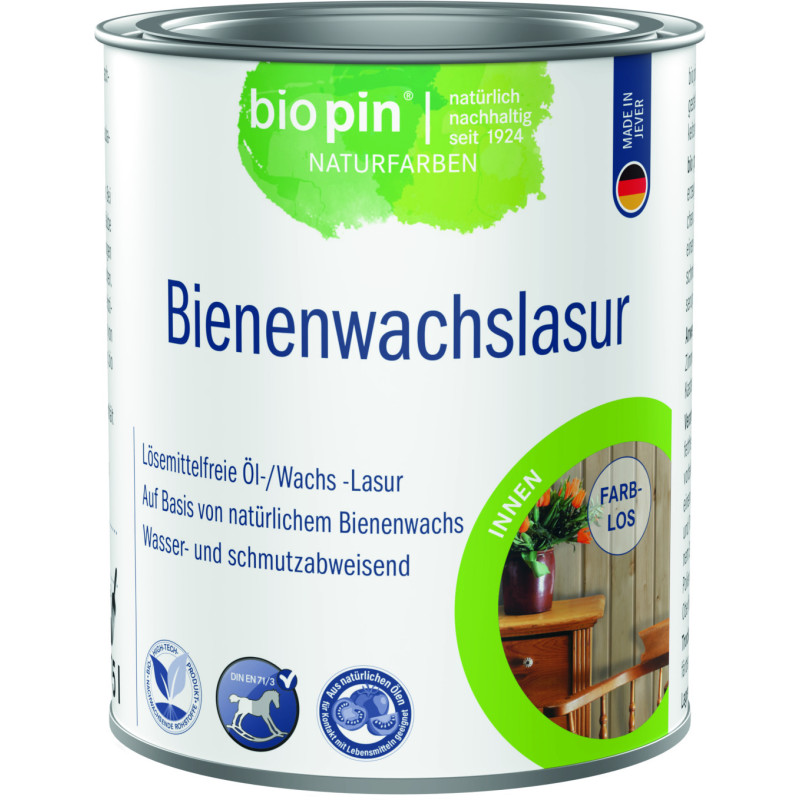 Lasure à la cire d'abeilles – Incolore – 0,375 L