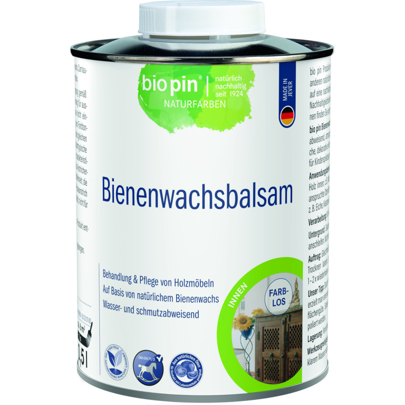 Baume à la cire d'abeilles – Incolore – 0,5 L