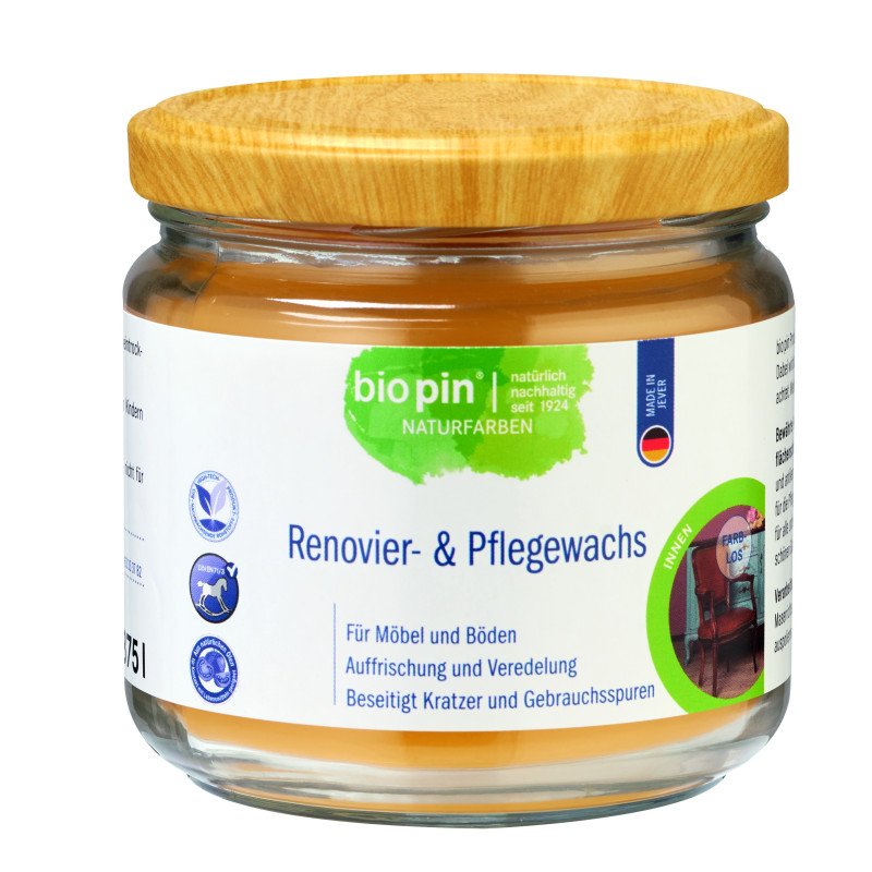 Cire de rénovation & d'entretien – Incolore – 0,375 L