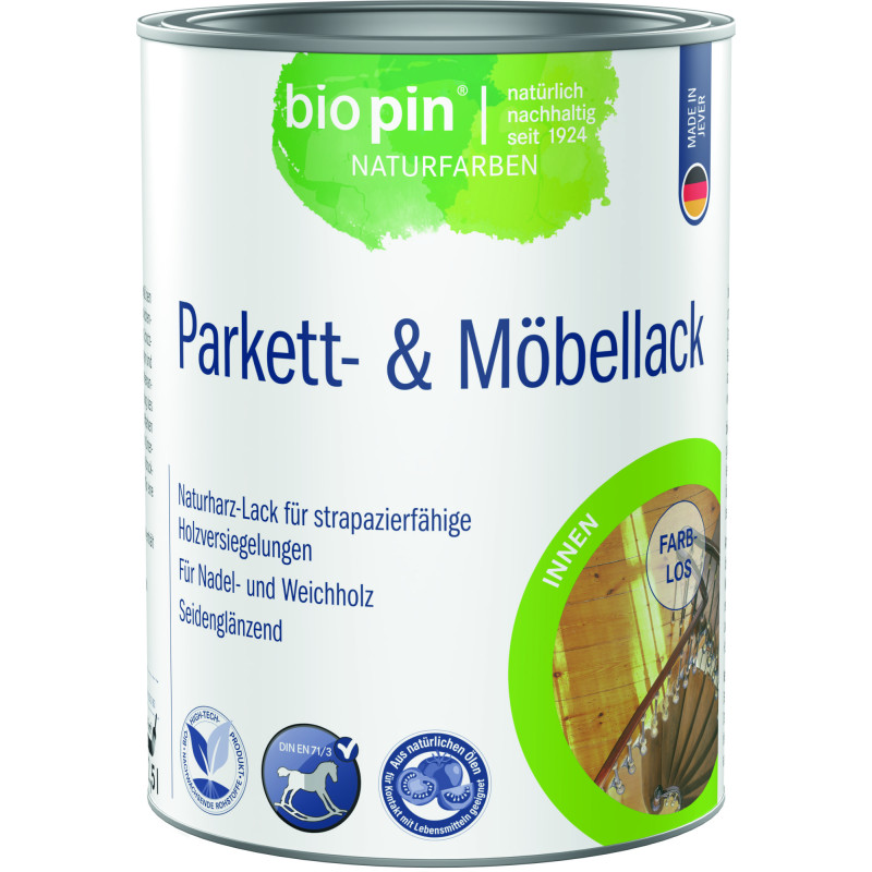 Vernis pour parquet & meubles – Incolore – 2,5 L