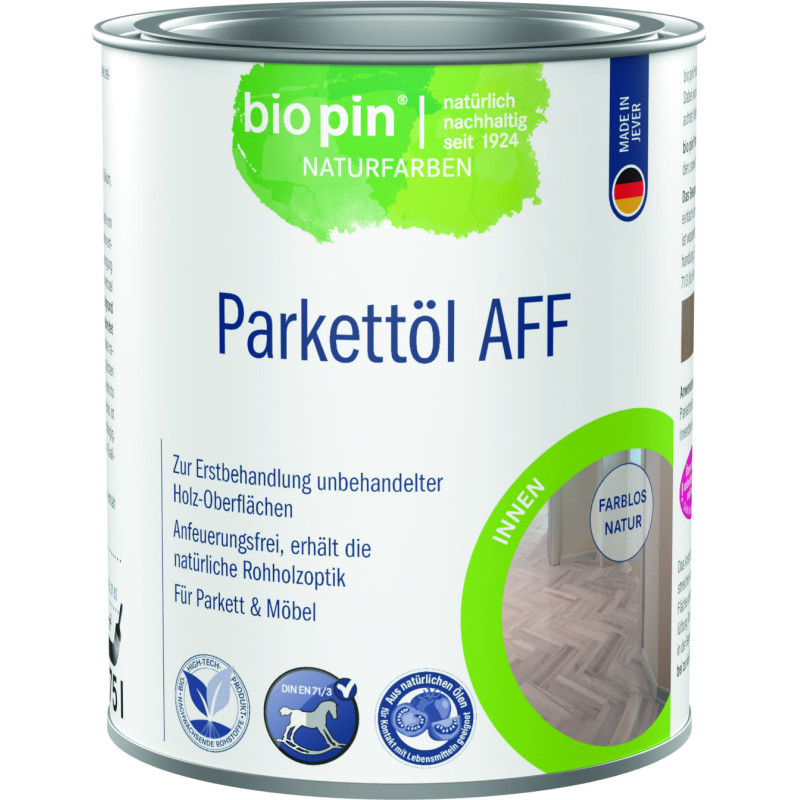 Huile pour parquet AFF – Incolore – 0,75 L