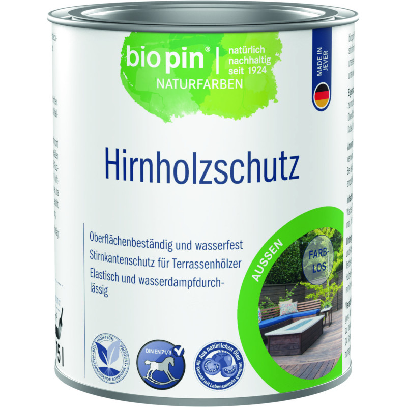 Protection du bois de bout – Incolore – 0,75 L