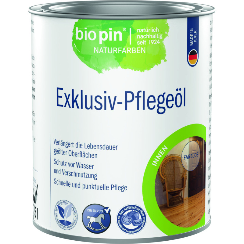 Huile d'entretien spéciale Exclusiv – Incolore – 0,75 L