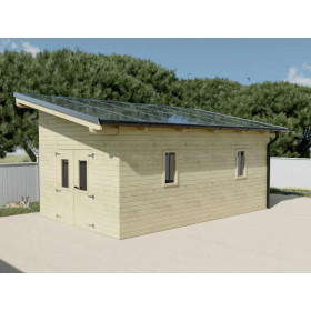 Abri Auvent Fermé Bardage...