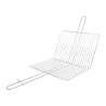Grille double Barbecue poignée métal - 40 x 30 cm - I LOVE BBQ