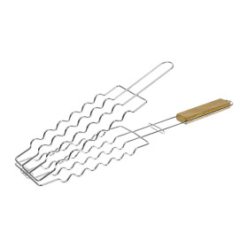 Grille double 6 saucisses -...