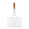 Grille double 3 compartiments Barbecue - 34 x 22 cm - I LOVE BBQ