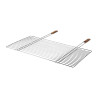 Grille simple Barbecue acacia - 80 x 40 cm - I LOVE BBQ