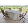 Housse protection table ovale - 235 x 135 x 60 cm - GREENGERS