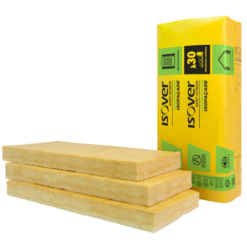 ISOVER ISOFACADE 30P | Ep.30mm 0,6mx1,35m | R1