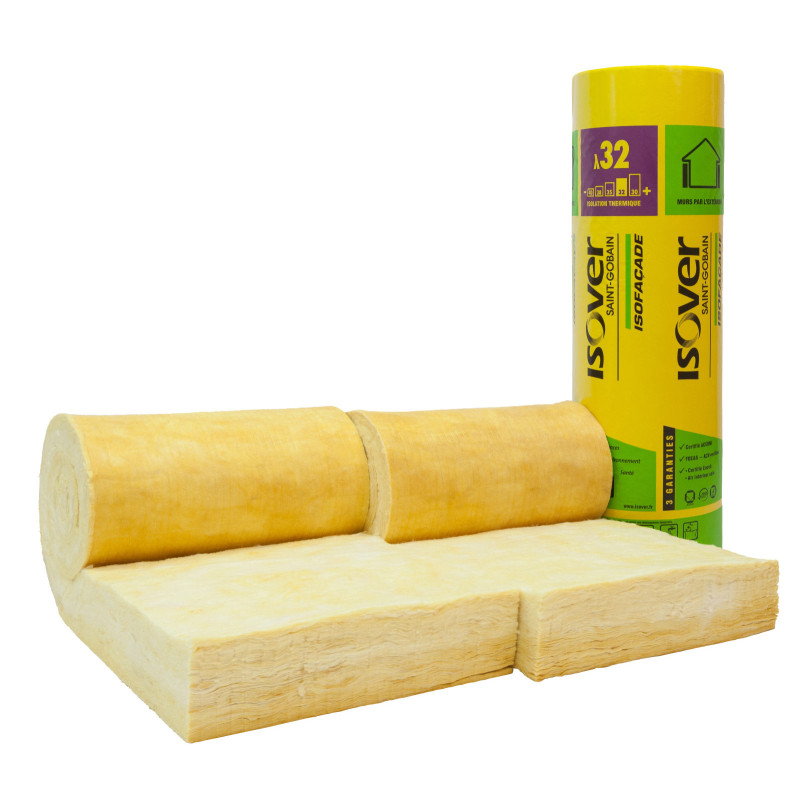 ISOVER ISOFACADE 32R | Ep.141mm 0,6mx3,1m | R4,4