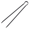 Pince de foyer noire à crochet – 50 cm – ARDUFEU