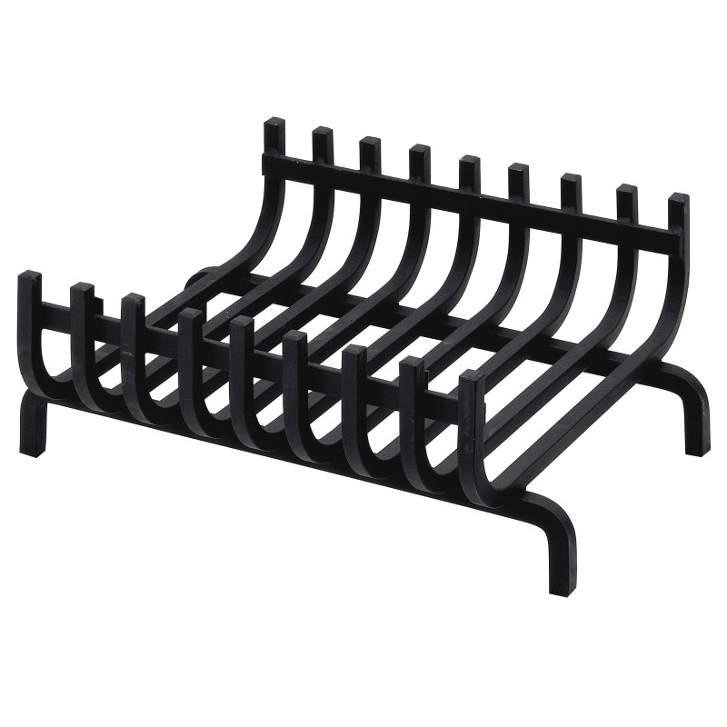 Grille à bûches noire – 9 barres – ARDUFEU