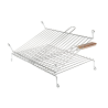 ▷  Grille enveloppante sur pied pour cheminée ou barbecue au meilleur prix -  Grille pour barbecue