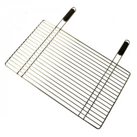 Grille pour barbecue en acier chromé 40 x 68 cm